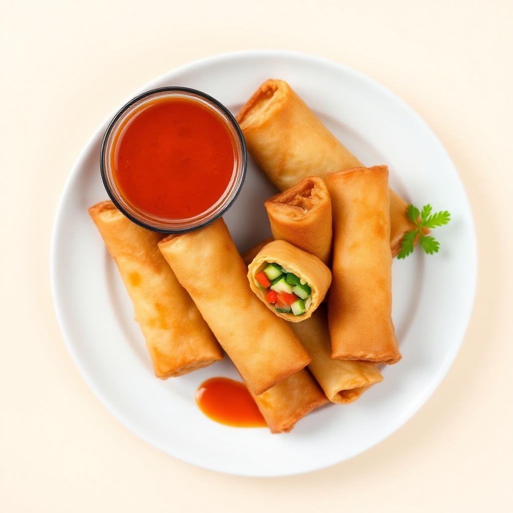 Spring Rolls · 5 db, sweet chili