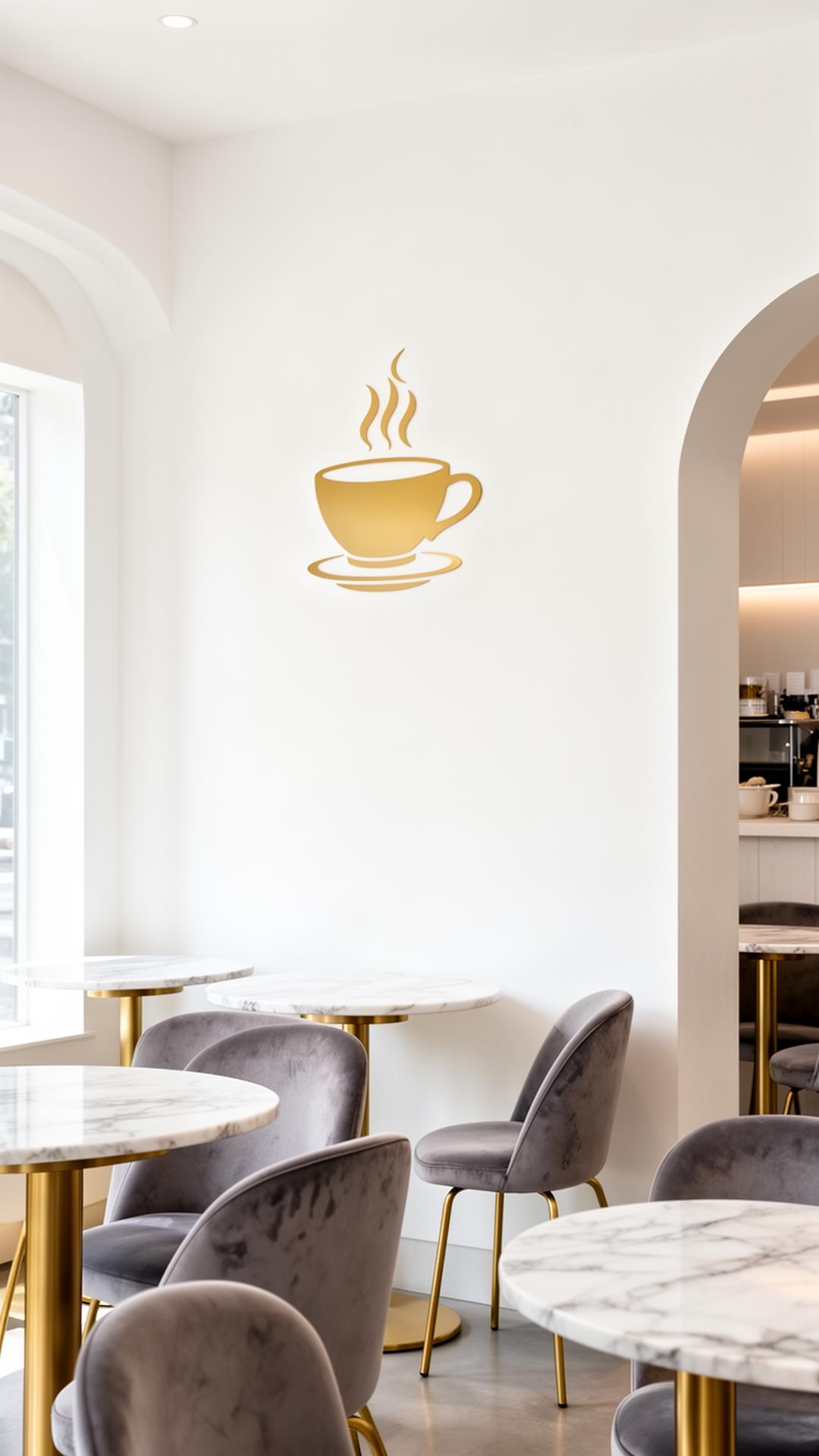 Inside Unique Maci Tea house, Budapest